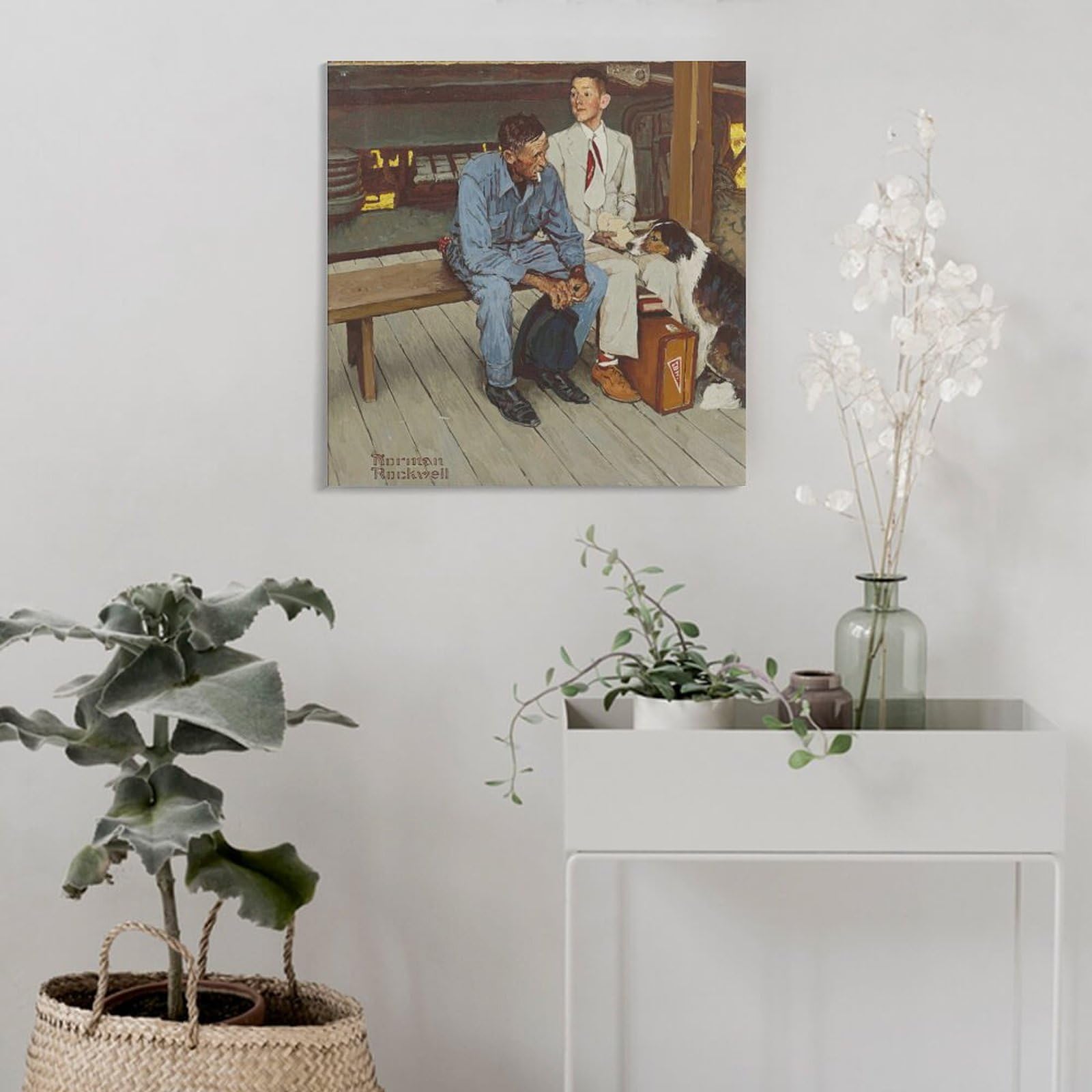 Amazon.co.jp: Norman Rockwell ノーマン・ロックウェル 絵画
